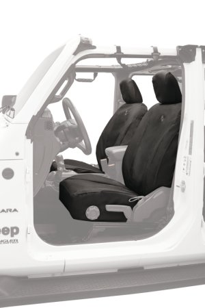 Jeep Gladiator Seat Covers - Front - Bestop - Black Diamond - `20-`26