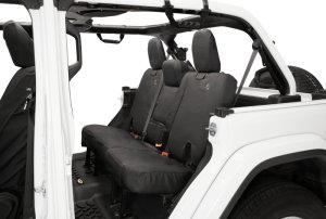 Jeep Wrangler JL Seat Covers - Rear - Bestop - Black Diamond - `18-`23