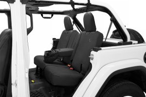 Jeep Wrangler JL Seat Covers - Rear - Bestop - Black Diamond - `18-`23