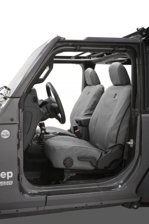 Jeep Wrangler JL Seat Covers - Front - Bestop - Charcoal - `18-`26