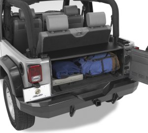 Jeep Wrangler JK Instatrunk - Rear - Bestop - Modular Kit - Black - `07-`10