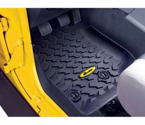 Jeep Wrangler JK Floor Mats - Front - Bestop - Black - `14-`18