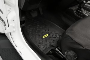 Jeep Gladiator Floor Mats - Front - Bestop - Black - `20-`26