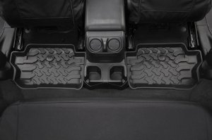 Jeep Wrangler JL Floor Mats - Rear - Bestop - Black - `18-`26