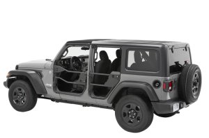 Jeep Gladiator Doors - Front - Bestop - Element - Matte Black - `20-`26