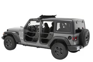 Jeep Gladiator Doors - Rear - Bestop - Element - Matte Black - `20-`26