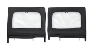 Jeep Wrangler JL Upper Doors - Rear - Bestop - Element - Black Diamond - `18-`26