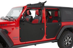 Jeep Wrangler Doors - Rear - Bestop - Full Fabric - Black Twill - `18-`26