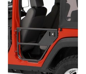 Jeep Wrangler JK Doors - Rear - Bestop - HighRock 4x4 Element - Matte Black - `07-`18