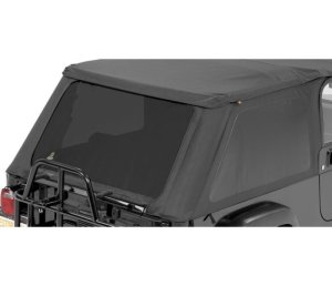 Jeep Wrangler TJ Window Set - Rear - Bestop - Trektop - Black Diamond - `04-`06