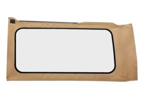Jeep Wrangler JL Replacement Window - Quarter Left Hand - Bestop - OE JL - Tan Twill Clear - `18-`26