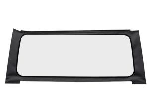 Jeep Wrangler JL Replacement Windows for Soft Tops - Rear - Bestop - OE JL - Black Vinyl Clear - `18-`26