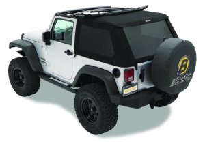Jeep Wrangler JK Soft Top - Bestop - A-Top Trektop Premium - Black Twill - `07-`18