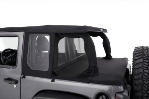 Jeep Wrangler JL Soft Top Conversion Kit - Bestop - Halftop - Black Diamond - `18-`26