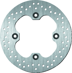 BMW R1200GS Brake Rotor (1) - Rear - BikeMaster - Slot & Drilled - `04-`12
