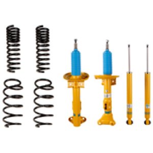 Mercedes-Benz C350 Suspension Kit - Front + Rear - Bilstein - B12 Pro-Kit (B8 Dampers + Eibach Pro-Kit Springs), Fixed-Height Lowering 24-40mm - `08-`14