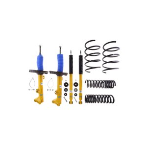 Mercedes-Benz C230 Coilover Suspension Kit - Front + Rear - Bilstein - B12 (Pro-Kit) + B8 Performance Plus Dampers + Eibach Pro-Kit Springs - `03-`07
