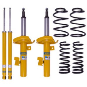 Volvo S40 Coilover Suspension Kit - Front + Rear - Bilstein - B12 (Pro-Kit) | B8 Performance Plus Dampers + Eibach Pro-Kit Springs | Fixed Height Lowering (24-40mm) - `04-`11