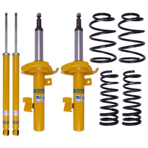 Volvo S40 Coilover Suspension Kit - Front + Rear - Bilstein - B12 (Pro-Kit) | B8 Performance Plus Dampers + Eibach Pro-Kit Springs | Fixed Height Lowering (24-40mm) - `04-`11