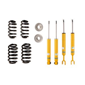 Audi A4 Quattro Coilover Suspension Kit - Front + Rear - Bilstein - B12 (Pro-Kit), Fixed-Height Lowering, B8 Dampers + Eibach Pro-Kit Springs - `02-`04