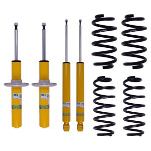 Audi S4 Coilover Suspension Kit - Front + Rear - Bilstein - B12 (Pro-Kit) Fixed Height Lowering; B8 Dampers + Eibach Pro-Kit Springs - `10-`16