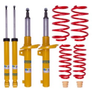 Audi A3 Coilover Suspension Kit - Front + Rear - Bilstein - B12 (Sportline) + B8 Performance Plus Dampers + Eibach Sportline Springs - `06-`13