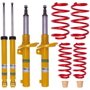 Audi A3 Coilover Suspension Kit - Front + Rear - Bilstein - B12 (Sportline) + B8 Performance Plus Dampers + Eibach Sportline Springs - `06-`13