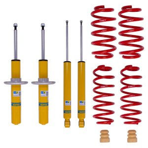Audi A4 Coilover Suspension Kit - Front + Rear - Bilstein - B12 Sportline (B8 Performance Plus Dampers + Eibach Sportline Springs) - `09-`16