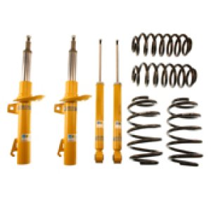 Volkswagen Jetta Coilover Suspension Kit - Front + Rear - Bilstein - B12 (Pro-Kit); B8 Performance Plus Dampers + Eibach Pro-Kit Springs; Fixed-Height Lowering 24-40mm - 2006