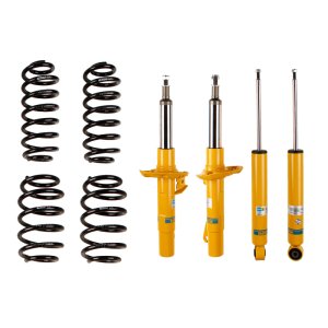 Volkswagen Jetta Coilover Suspension Kit - Front + Rear - Bilstein - B12 (Pro-Kit) — B8 Performance Plus Dampers + Eibach Pro-Kit Springs - `11-`14