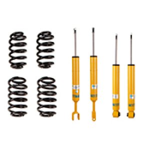 Audi A4 Coilover Suspension Kit - Front + Rear - Bilstein - B12 (Pro-Kit) | B8 Performance Plus Dampers + Eibach Pro-Kit Springs - `02-`08