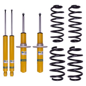 Audi A5 Shock & Spring Kit - Front + Rear - Bilstein - B12 (Pro-Kit) Fixed-Height Lowering 24-40mm + Eibach Pro-Kit Springs + B8 Performance Plus Dampers - 2008