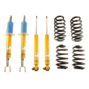 Audi A6 Coilover Suspension Kit - Front + Rear - Bilstein - B12 (Pro-Kit); B8 Performance Plus dampers + Eibach Pro-Kit springs; Fixed height lowering 24–40 mm - `05-`11