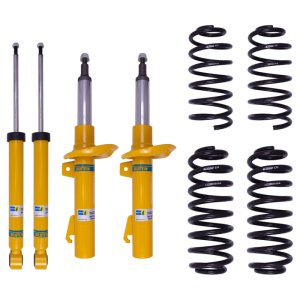 Audi A3 Coilover Suspension Kit - Front + Rear - Bilstein - B12 (Pro-Kit) Fixed Height; B8 Performance Plus + Eibach Pro-Kit; 24-40 mm Lowering - `06-`13