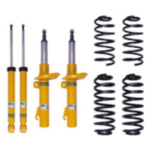 Audi A3 Coilover Suspension Kit - Front + Rear - Bilstein - B12 (Pro-Kit) Fixed Height; B8 Performance Plus + Eibach Pro-Kit; 24-40 mm Lowering - `06-`13