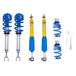 Audi A6 Quattro Coilover Suspension Kit - Front + Rear - Bilstein - B14 (PSS), Monotube, Height-Adjustable - `05-`11