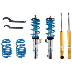 Volkswagen Golf Coilover Suspension Kit - Front + Rear - Bilstein - B14 (PSS), Height Adjustable, Monotube - `10-`12