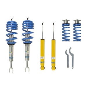 Audi A4 Coilover Suspension Kit - Front + Rear - Bilstein - B14 (PSS) Height-Adjustable Monotube - `02-`09