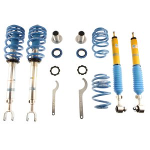 Audi A6 Coilover Suspension Kit - Front + Rear - Bilstein - B16 (PSS9) 9-Stage Adjustable, Ride Height Adjustable, Monotube, Threaded Body - `06-`11