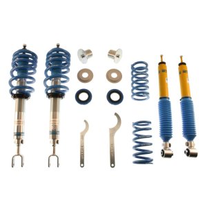 Audi A4 Quattro Coilover Suspension Kit - Front + Rear - Bilstein - B16 (PSS9), 9-Stage Adjustable, Monotube, Ride Height Adjustable - `02-`09