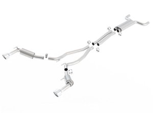Chevrolet Camaro Performance Exhaust - Single Rear Exit - Borla - Cat Back Touring - `14-`15