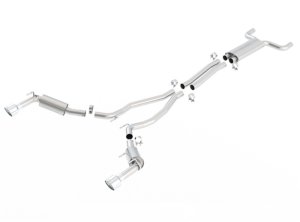 Chevrolet Camaro Performance Exhaust - Single Rear Exit - Borla - Cat Back Touring - `14-`15