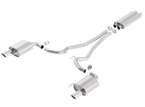 Ford Mustang Performance Exhaust - Borla - EC-Type Touring Cat Back - `15-`17