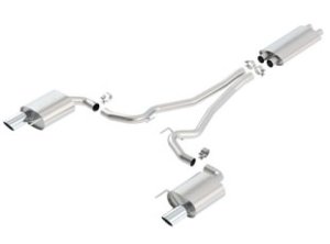 Ford Mustang Performance Exhaust - Borla - EC-Type Touring Cat Back - `15-`17