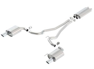 Ford Mustang Performance Exhaust - Borla - EC-Type Touring Cat Back - `15-`17