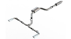 Volkswagen Golf GTI Performance Exhaust - Borla - Cat Back, Touring - Bright Chrome - `20-`23