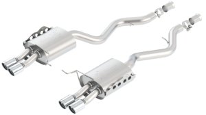 BMW M3 Performance Exhaust - Rear - Borla - Cat Back ATAK - Polished - `08-`13