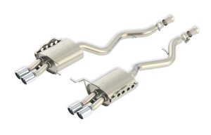 BMW M3 Performance Exhaust - Rear - Borla - Cat Back ATAK - Polished - `08-`13