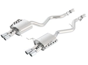 BMW M3 Performance Exhaust - Rear - Borla - Cat Back ATAK - Polished - `08-`13