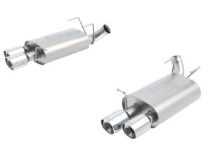 Ford Mustang Performance Exhaust - Rear - Borla - Cat Back, Dual Split Rear Exit, ATAK - `13-`14